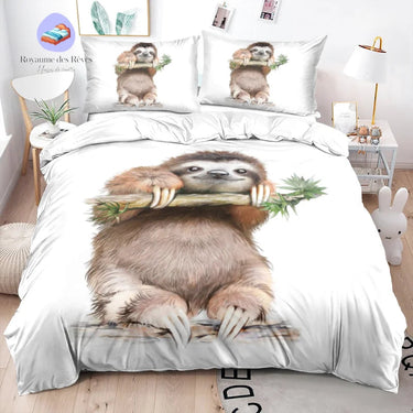 Housse de Couette Paresseux Assis
